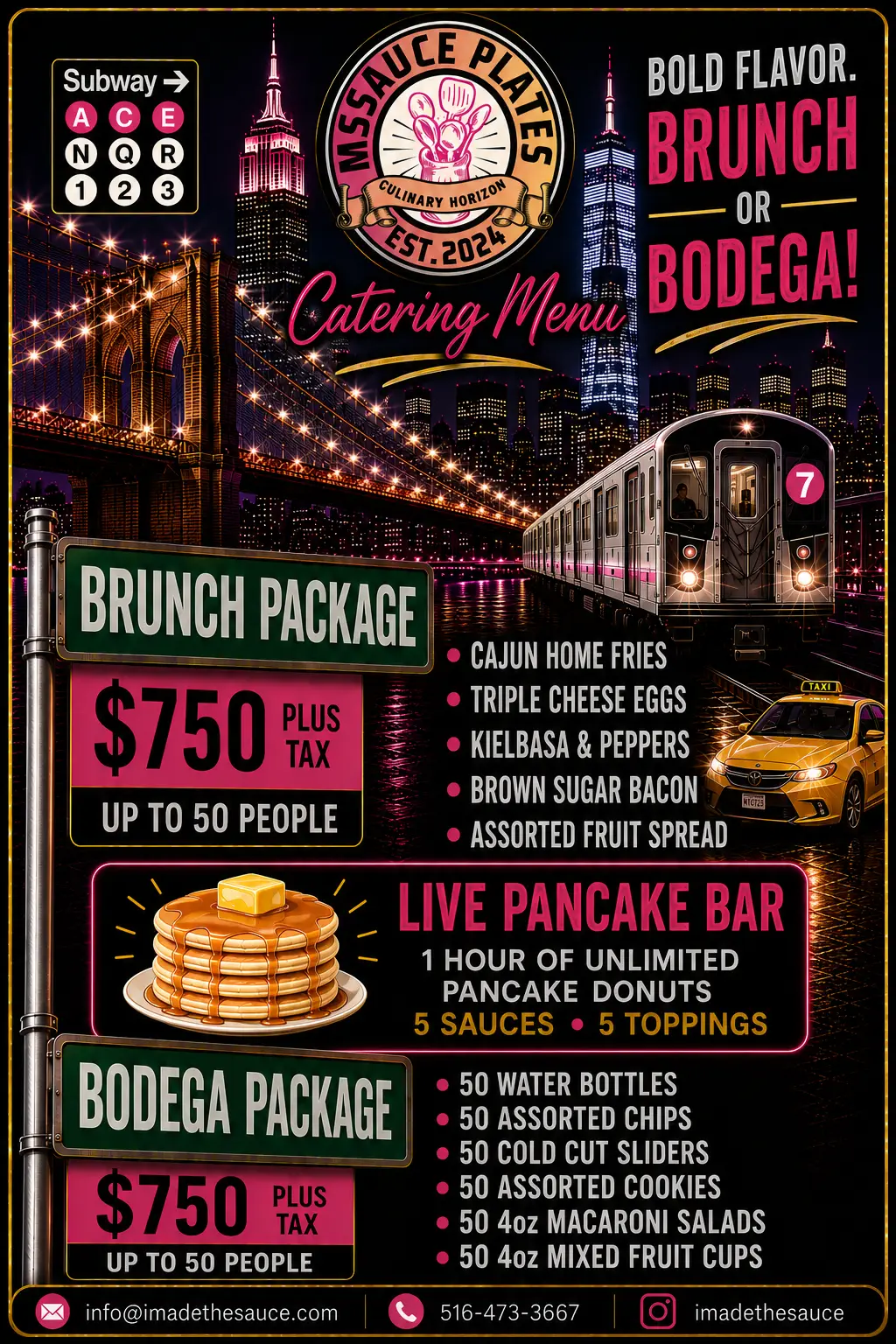 Brunch of Bodega Catering